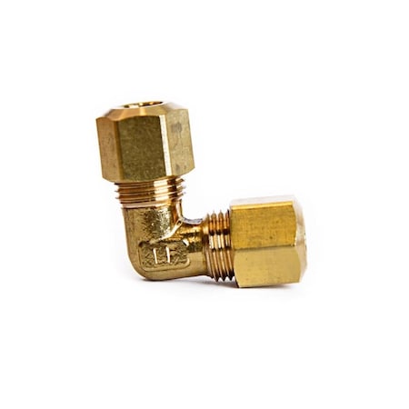 Atc ATC 1/4 in. Compression X 1/4 in. D Compression Yellow Brass 90 Degree Elbow 6JC121010711011